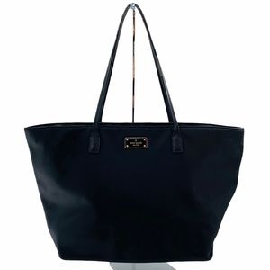 Kate Spade Hayden Black Lined Nylon Tote Bag
